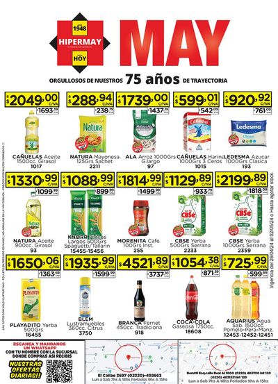 Ofertas de Hiper-Supermercados en Tortuguitas | Ofertas de la Semana Hiper May de Hiper May | 26/4/2024 - 2/5/2024