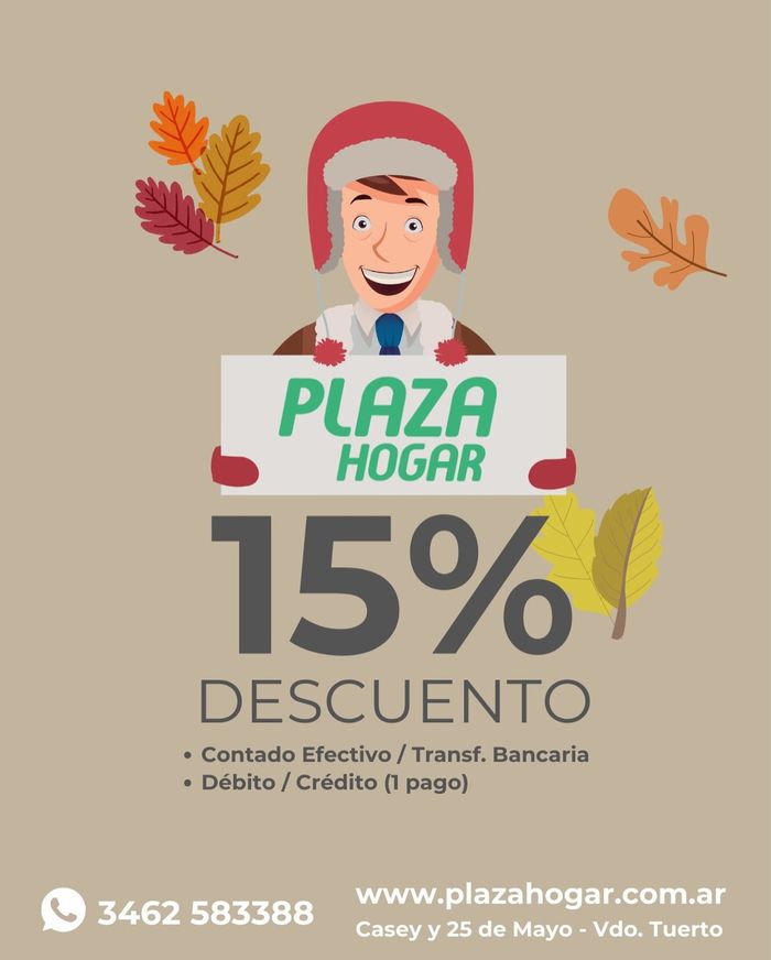 Catálogo Plaza Hogar en Morón | 15% descuento | 26/4/2024 - 30/4/2024