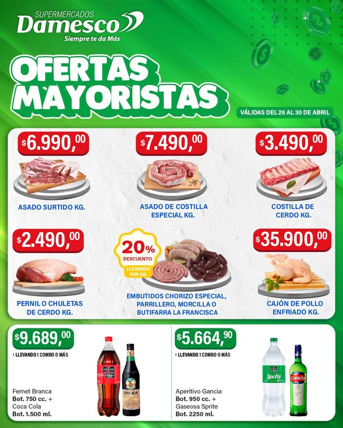 Catálogo Supermercados Damesco en Salta | Ofertas Mayoristas Supermercados Damesco | 29/4/2024 - 30/4/2024