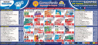 Ofertas de Hiper-Supermercados en San Andrés (Tucumán) | Aviso Sábado Gomez Pardo  de Gomez Pardo | 29/4/2024 - 3/5/2024