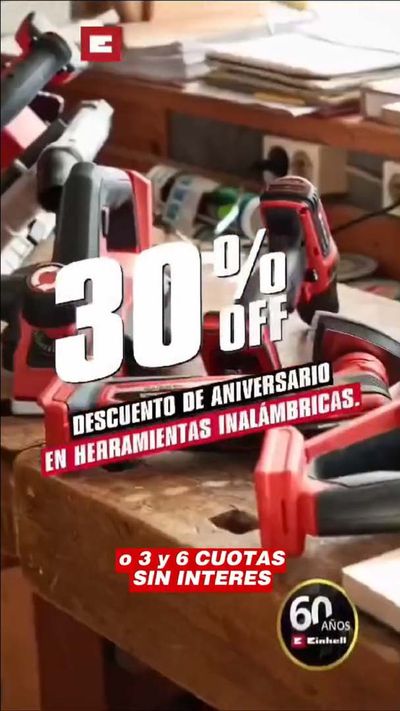 Ofertas de Ferreterías y Jardín en Tablada (Buenos Aires) | Descuento de aniversario hasta 30% off de Bourlot | 29/4/2024 - 6/5/2024