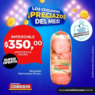 Catálogo Supermercados Comodin en La Mendieta | Ofertas Supermercados Comodin! | 29/4/2024 - 30/4/2024