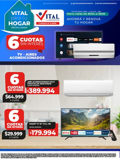 Catálogo Supermayorista Vital en Ensenada | Ahorrá y Renová tu Hogar | 30/4/2024 - 6/5/2024