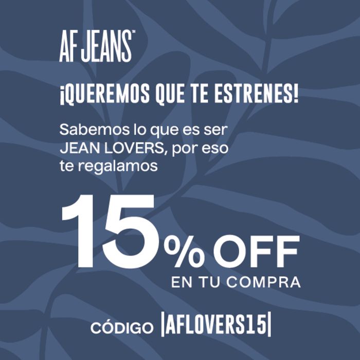 Catálogo Af Jeans en Villa María | 15% off en tu compra | 30/4/2024 - 31/5/2024
