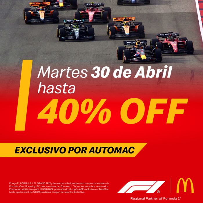 Catálogo McDonald's en Avellaneda (Buenos Aires) | Ofertas McDonald's por Automac | 30/4/2024 - 30/4/2024
