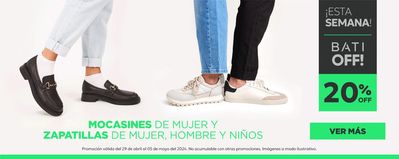 Ofertas de Ropa, Zapatos y Accesorios en San Martín (San Juan) | Mocasines y Zapatillas 20% off de Batistella | 30/4/2024 - 5/5/2024