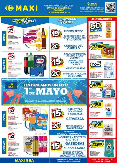 Ofertas de Perfumería y Maquillaje en Libertad | OFERTAS SEMANALES - GBA de Carrefour Maxi | 29/4/2024 - 5/5/2024