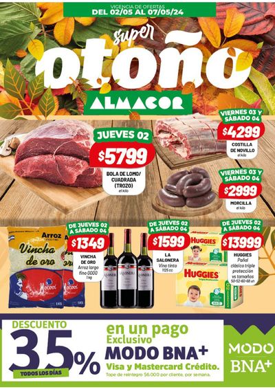 Ofertas de Hiper-Supermercados en San Rafael (Río Primero) | Catálogo Almacor de Almacor | 2/5/2024 - 7/5/2024