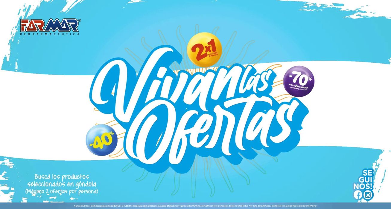 Catálogo Farmar en Buenos Aires | Vivan las Ofertas - 40% off y 70% off en la 2da unidad | 2/5/2024 - 31/5/2024
