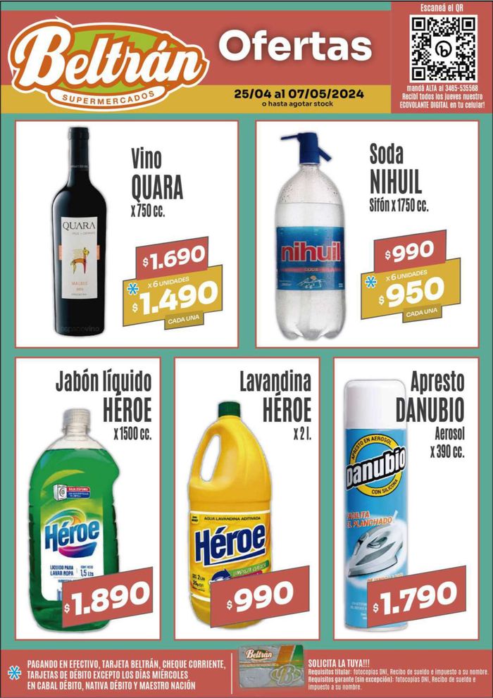 Catálogo Beltrán Supermercados en Firmat | Ofertas Supermercados Beltrán | 2/5/2024 - 7/5/2024