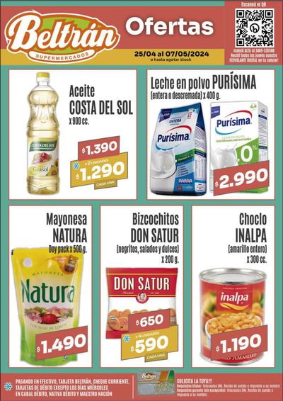 Ofertas de Hiper-Supermercados en Chabás | Ofertas Supermercados Beltrán de Beltrán Supermercados | 2/5/2024 - 7/5/2024