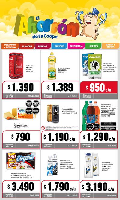 Ofertas de Hiper-Supermercados en La Pampa | El Ahorron de la Coope de Cooperativa Obrera | 3/5/2024 - 15/5/2024
