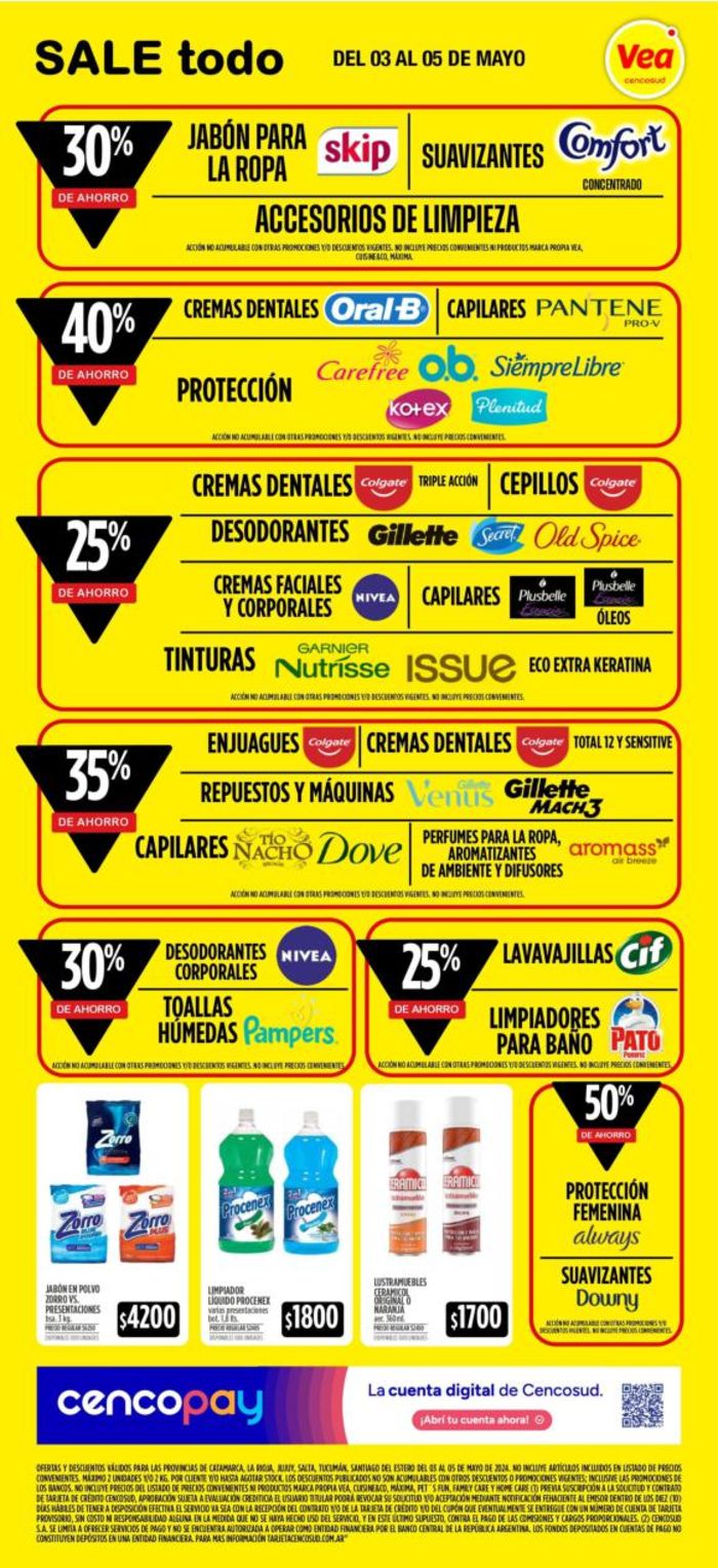 Catálogo Supermercados Vea en Salta | Supermercados Vea Fin de Semana | 3/5/2024 - 5/5/2024