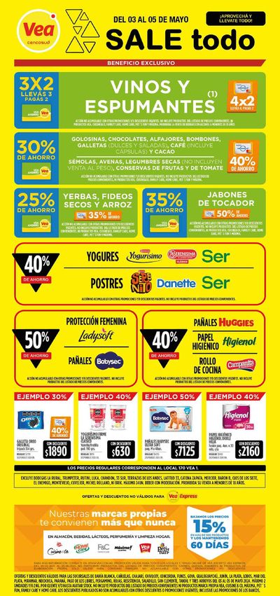 Catálogo Supermercados Vea | Supermercados Vea Fin de semana Entre Ríos | 3/5/2024 - 5/5/2024