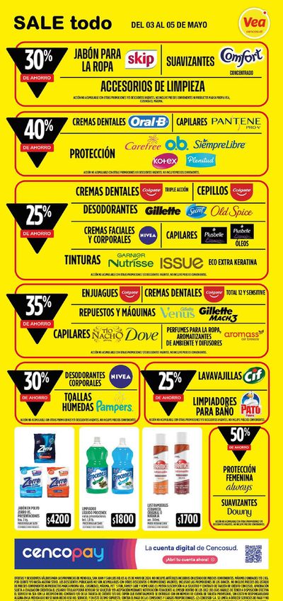 Catálogo Supermercados Vea en Malargüe | Supermercados Vea Fin de Semana - Mendozaa | 3/5/2024 - 5/5/2024