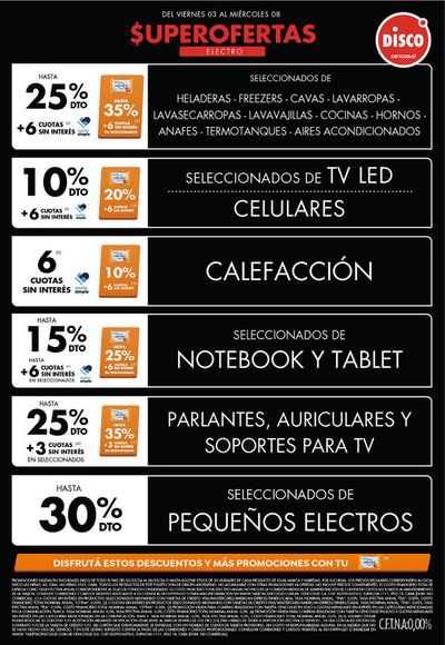 Catálogo Disco en Sinsacate | Superofertas en Electro | 7/5/2024 - 8/5/2024