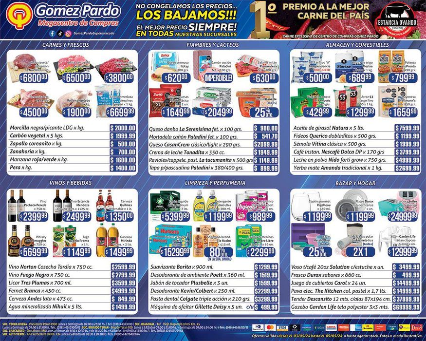 Catálogo Gomez Pardo | Aviso Viernes Gomez Pardo | 7/5/2024 - 9/5/2024