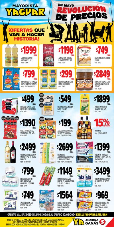 Catálogo Supermercados Yaguar | Ofertas Supermercados Yaguar SJ | 7/5/2024 - 12/5/2024
