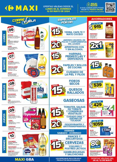 Catálogo Carrefour Maxi en Ezeiza | OFERTAS SEMANALES - GBA | 6/5/2024 - 12/5/2024