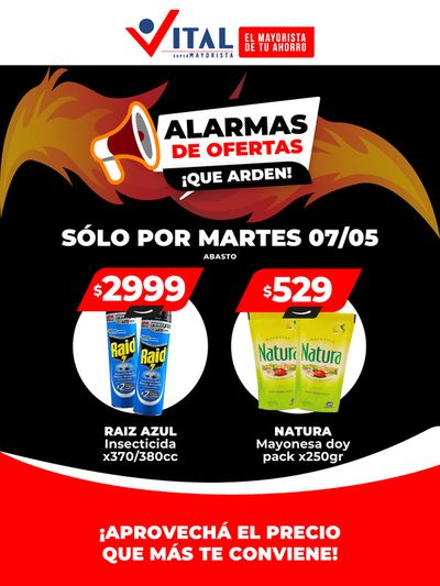 Catálogo Supermayorista Vital en Avellaneda (Buenos Aires) | ¡Alarma de Ofertas! - Abasto | 7/5/2024 - 7/5/2024