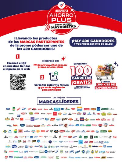 Ofertas de Hiper-Supermercados en Punta Alta | ¡Promo Ahorro Plus en Vital! de Supermayorista Vital | 7/5/2024 - 13/5/2024