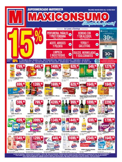 Ofertas de Hiper-Supermercados en Luján de Cuyo | Ofertas Maxiconsumo de Maxiconsumo | 7/5/2024 - 12/5/2024