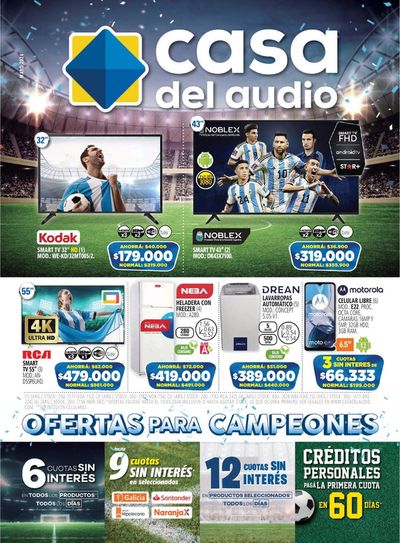 Ofertas de Electrónica y Electrodomésticos en Ciudadela | Catálogo Mayo #1 Casa del Audio de Casa del Audio | 7/5/2024 - 10/5/2024