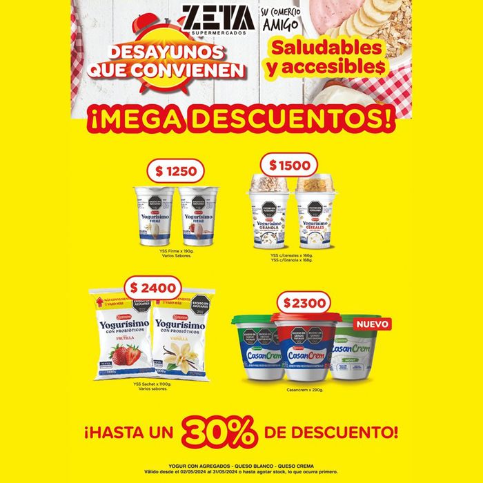 Catálogo Supermercados Zeta en Villa Leloir | Mega descuentos Supermercados Zeta  | 8/5/2024 - 31/5/2024
