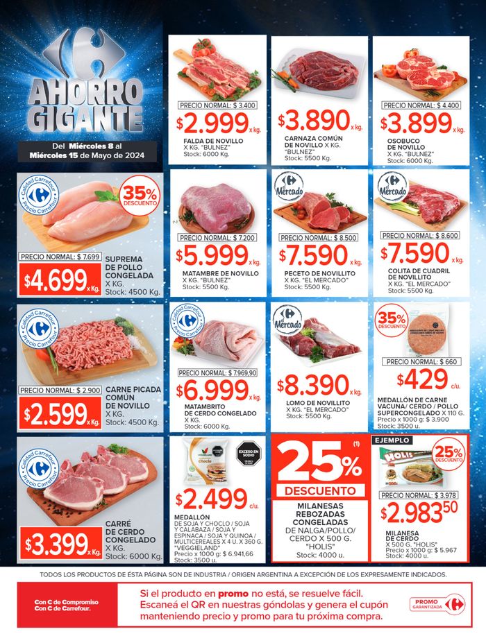 Catálogo Carrefour Market en Bahía Blanca | Catálogo Ahorro Gigante Market BS AS | 8/5/2024 - 15/5/2024