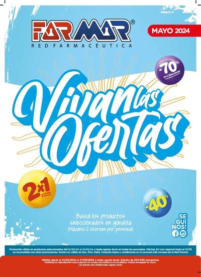 Ofertas de Farmacias y Ópticas en San Salvador (Jujuy) | Revista Farmar Mayo 24 de Farmar | 8/5/2024 - 31/5/2024