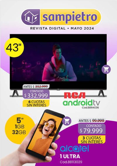 Ofertas de Muebles y Decoración en Ayacucho | Revista Mayo Sampietro de Sampietro | 8/5/2024 - 31/5/2024