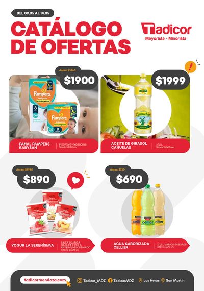 Catálogo Supermercados Tadicor en Malagueño | Catálogo Supermercados Tadicor | 9/5/2024 - 14/5/2024