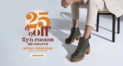 Ofertas de Ropa, Zapatos y Accesorios en Godoy Cruz | 25% off en Botas y Borcegos Seleccionados de Via Uno | 9/5/2024 - 19/5/2024