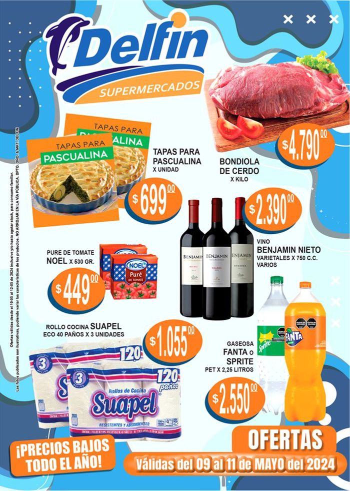 Catálogo Delfin Supermercados en Córdoba | Catálogo Supermercados Delfin Oncativo y Jovita | 9/5/2024 - 11/5/2024