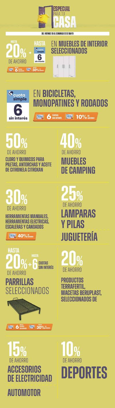 Catálogo Supermercados Vea en Luis Guillón | Ofertas Supermercados Vea para tu Casa | 10/5/2024 - 12/5/2024