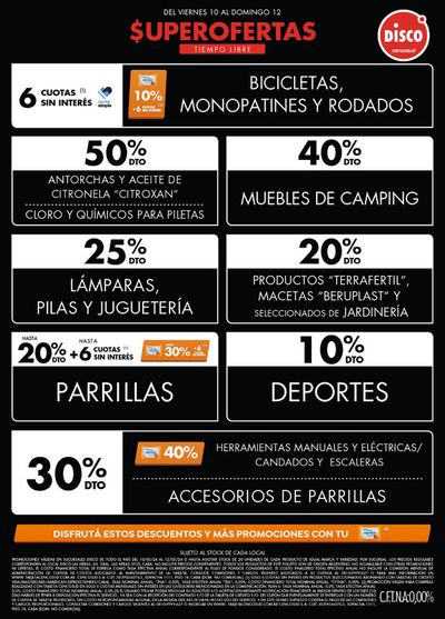 Ofertas de Hiper-Supermercados en Villa Carlos Paz | Superofertas en Tiempo Libre de Disco | 10/5/2024 - 12/5/2024