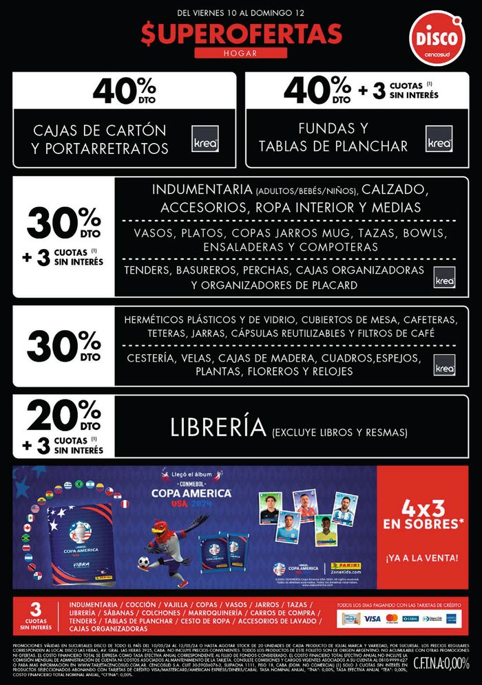 Catálogo Disco en Córdoba | $uperofertas en Hogar | 10/5/2024 - 12/5/2024