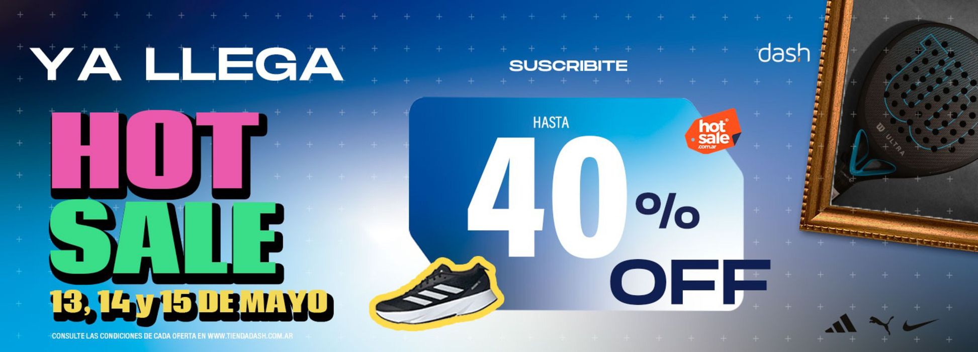 Catálogo Dash Deportes en Garín | Hot Sale Hasta 40% off | 13/5/2024 - 15/5/2024
