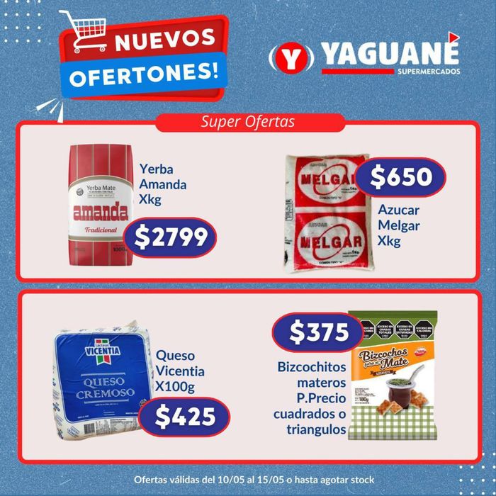 Catálogo Yaguane Supermercados en Villaguay | Nuevos Ofertones Yaguane Supermercados | 13/5/2024 - 15/5/2024
