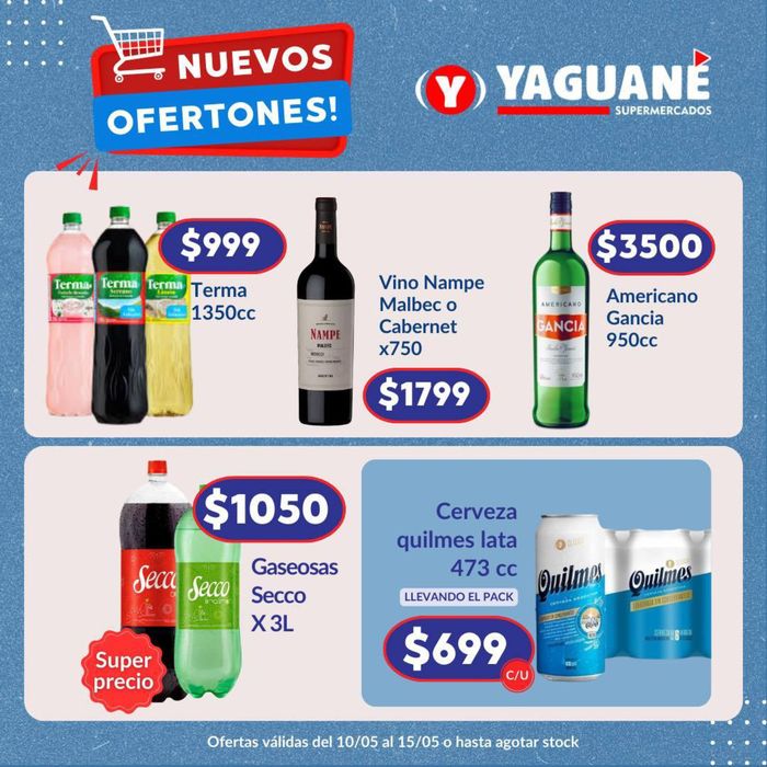 Catálogo Yaguane Supermercados en Villaguay | Nuevos Ofertones Yaguane Supermercados | 13/5/2024 - 15/5/2024