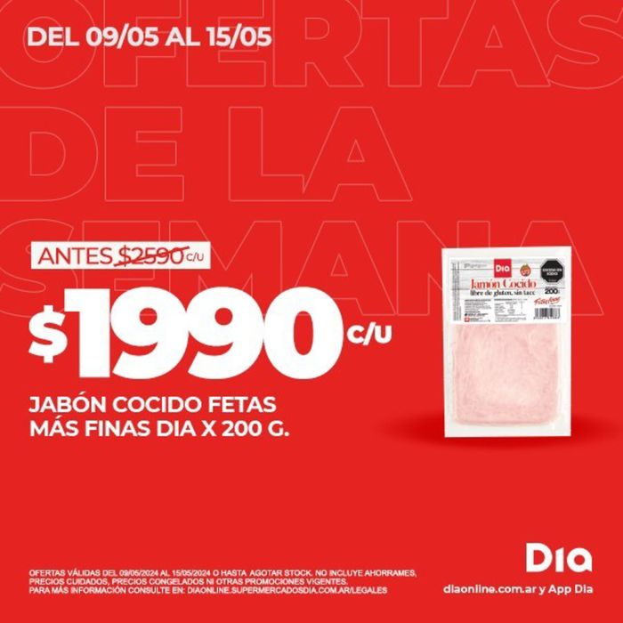 Catálogo Supermercados DIA en La Paternal | Ofertas Supermercados DIA al 19/05 | 13/5/2024 - 19/5/2024