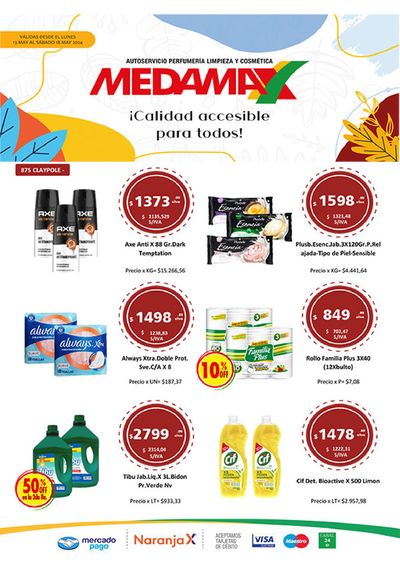 Catálogo Medamax | Ofertas Semanales Claypole | 13/5/2024 - 18/5/2024