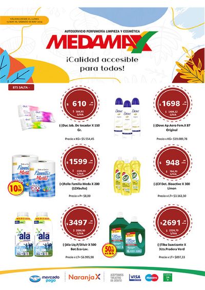 Ofertas de Hiper-Supermercados en Salta | Ofertas Semanales Salta de Medamax | 13/5/2024 - 18/5/2024