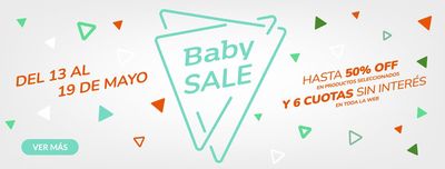 Ofertas de Juguetes, Niños y Bebés en Tapiales | Baby Sale Hasta 50% en productos seleccionados de Baby Company | 13/5/2024 - 19/5/2024