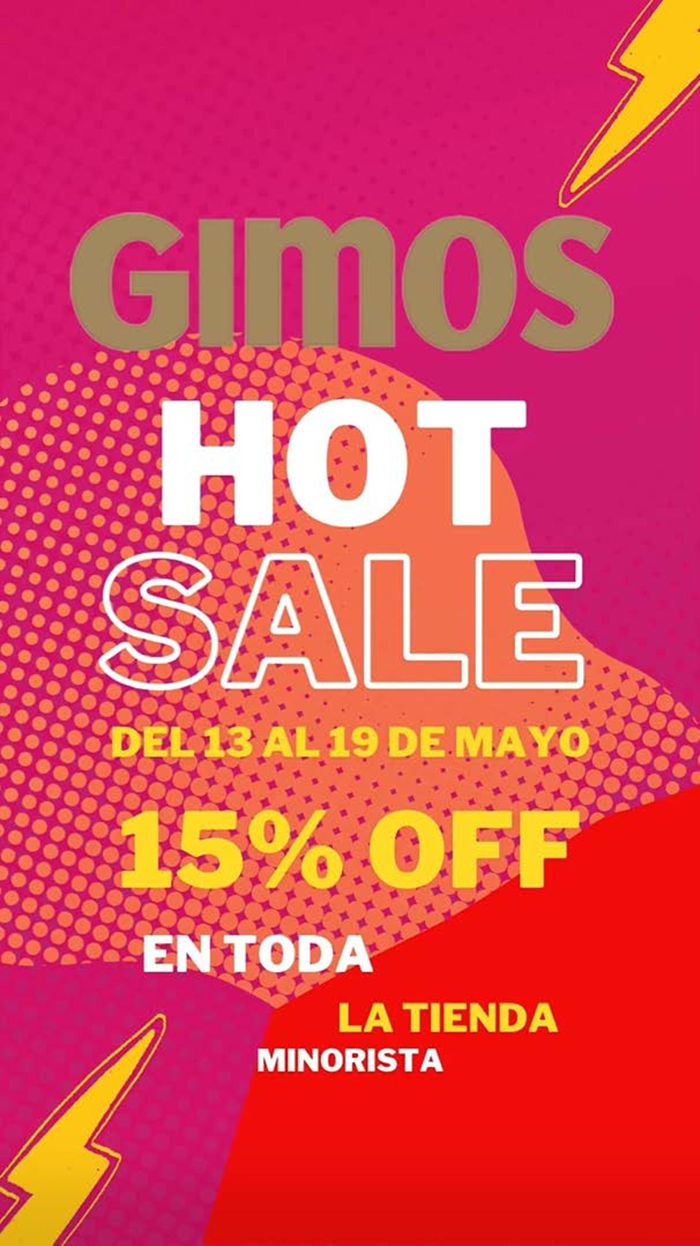 Catálogo Gimos en La Plata | Gimos Hot Sale 15% off en toda | 13/5/2024 - 19/5/2024