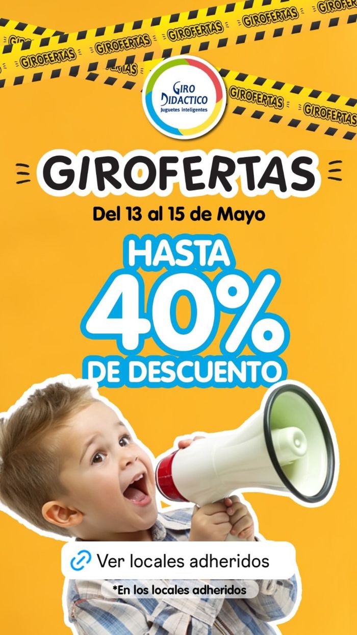 Catálogo Giro Didáctico en Belgrano (Buenos Aires) | Girofertas Hasta 40% de descuento | 13/5/2024 - 15/5/2024