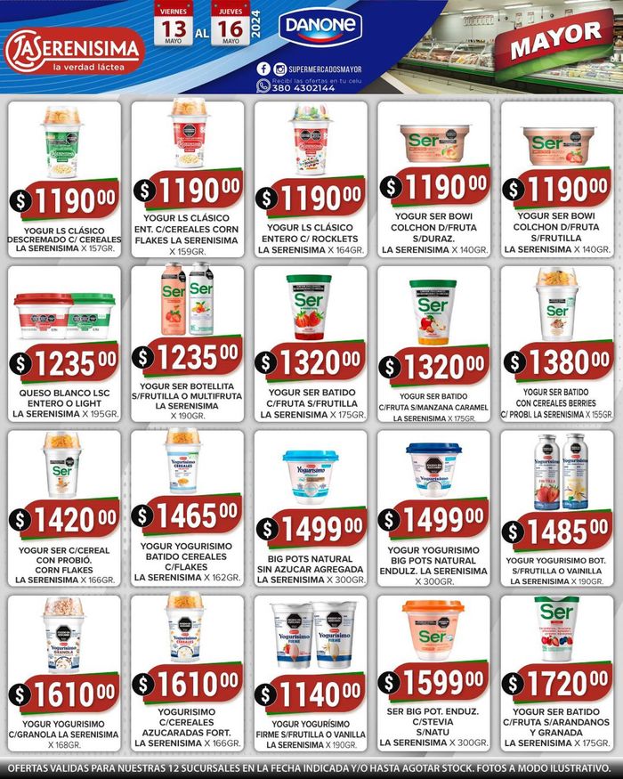 Catálogo Supermercados Mayor en La Rioja | Ofertas Supermercados Mayor al 16/5 | 14/5/2024 - 16/5/2024