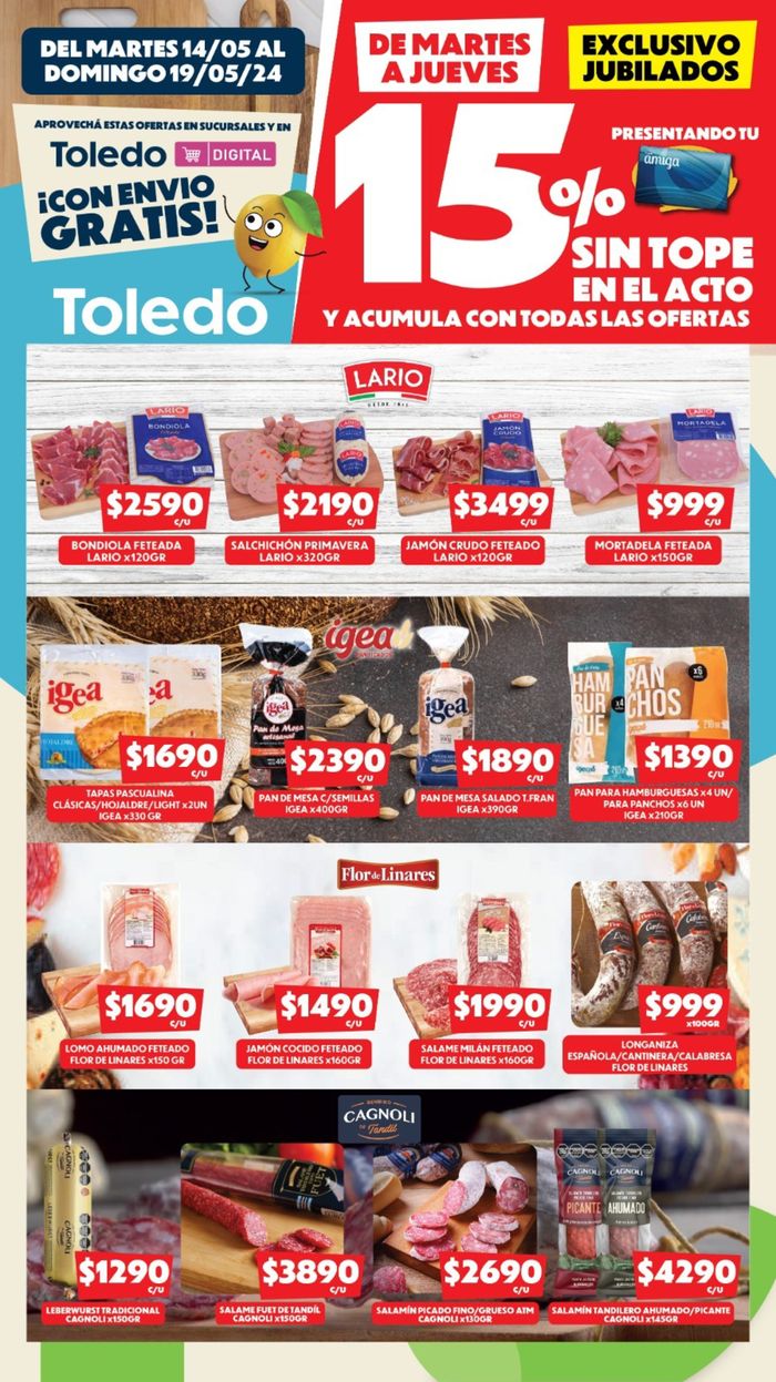 Catálogo Supermercados Toledo | Catálogo Supermercados Toledo | 14/5/2024 - 19/5/2024