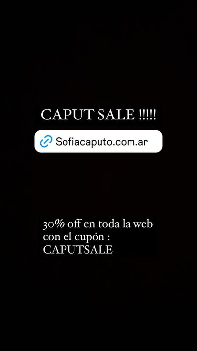 Ofertas de Ropa, Zapatos y Accesorios en Martínez | 30% off en toda la web!!! de Sofia Caputo | 14/5/2024 - 16/5/2024