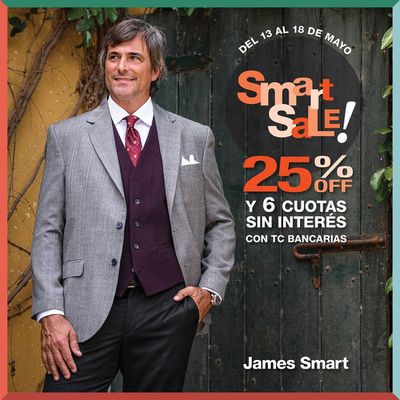 Ofertas de Ropa, Zapatos y Accesorios | Smart Sale! 25% off al 18 de Mayo de James Smart | 14/5/2024 - 18/5/2024